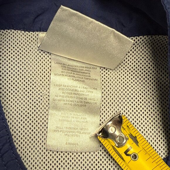 Vintage Adidas Windbreaker Jacket Mens 2XL 26.5x29.5 Blue Y2k 90s - Picture 7 of 9